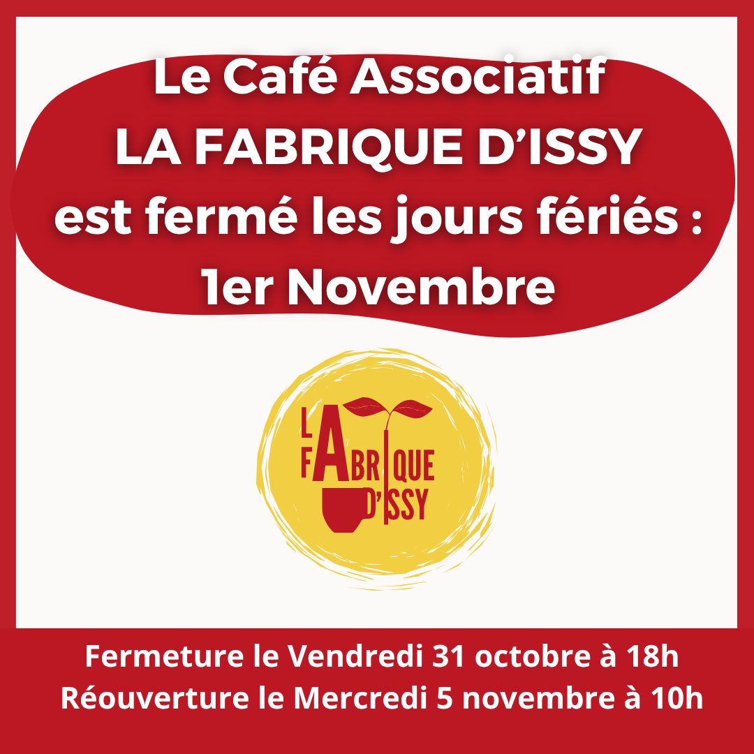 Fermeture jours fériés